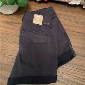 BKE NWT - Dusty blue Buckle Shorts